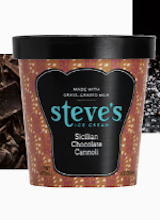 Steve's Ice Cream  Sicilian Chocolate Cannoli 